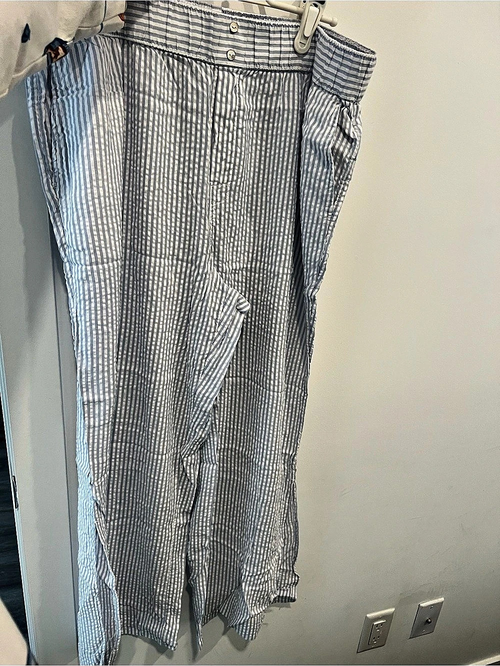 C&C California Wide Leg Striped Cotton Pants Size XL
